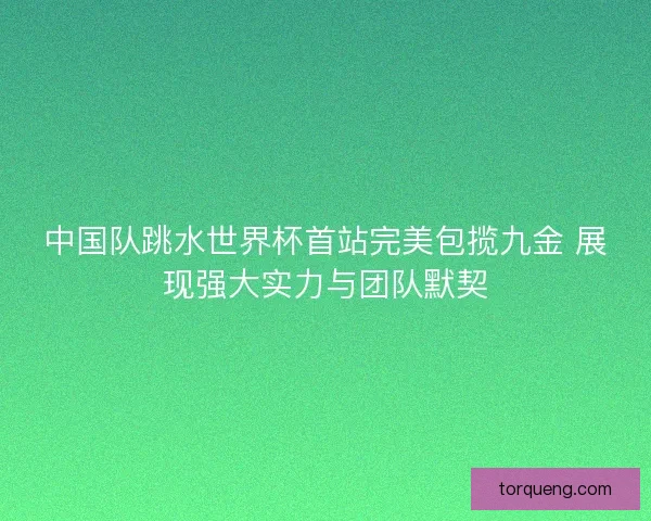 中国队跳水世界杯首站完美包揽九金 展现强大实力与团队默契
